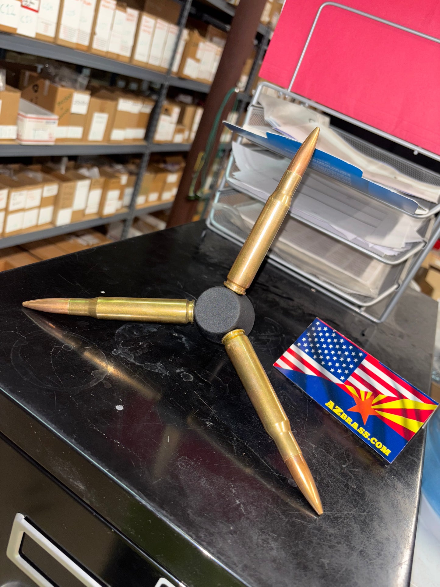 3 Spoke Gun Safe Handle for Strong Box Gun Safes & Vault Doors. 50 BMG.
