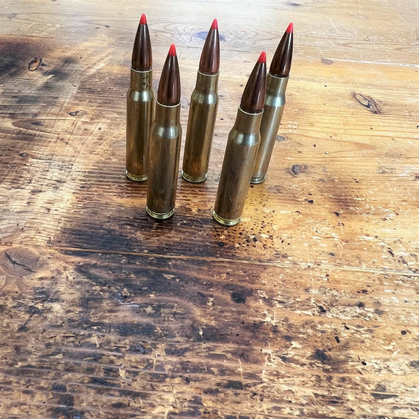 .308/7.62 nato Snap Caps Dummy rounds for Training "Real weight" Qty- 5