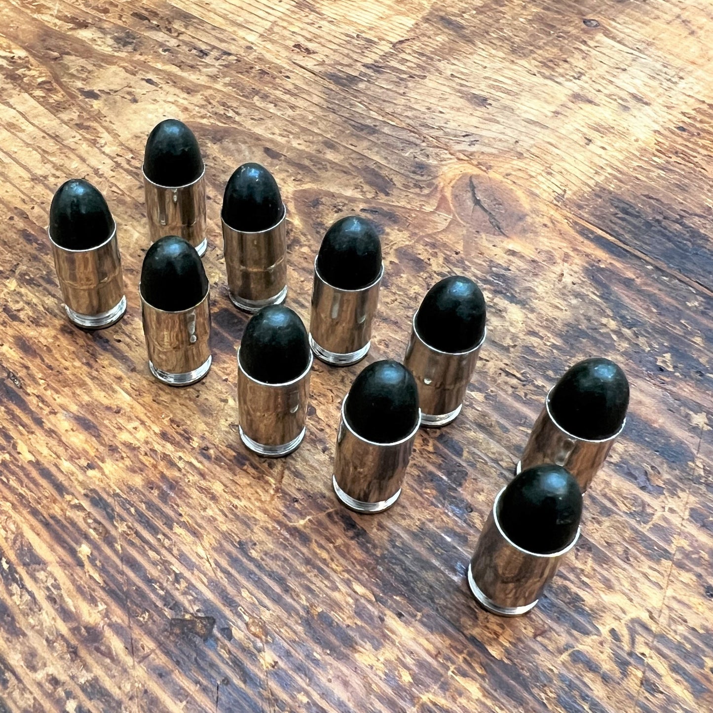 .380 ACP Nickel-Green tip- Snap Caps - Set of 10