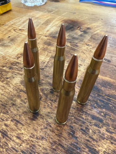 30-06 FMJ Snap Caps Dummy rounds for Training "Real weight" Qty- 5