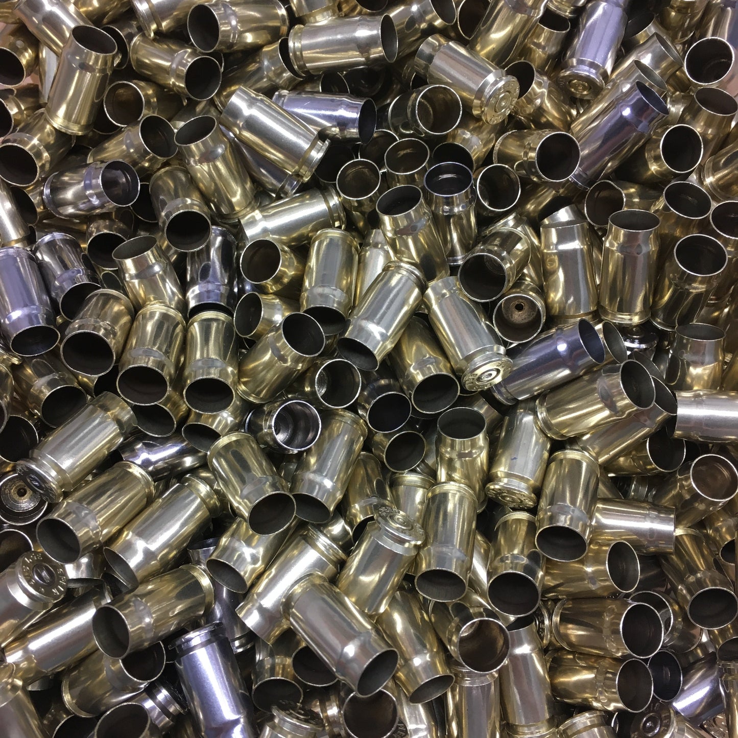 .357 SIG Deprimed and Cleaned Pistol Brass