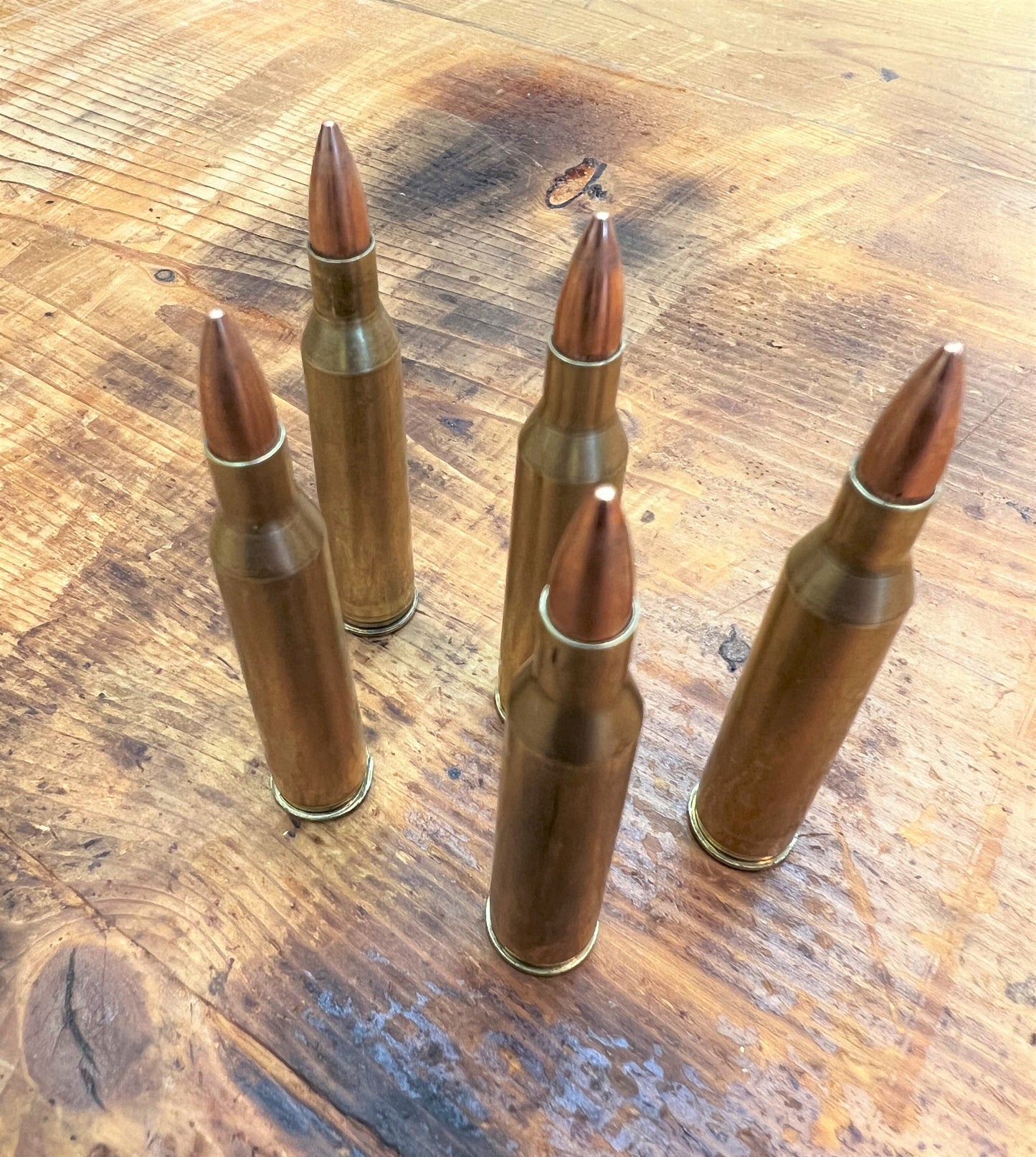 220 Swift FMJ Snap Caps Dummy rounds for Training "Real weight" Qty- 5